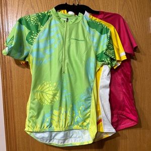 Bundle of 3 women’s cycling jersey, size small